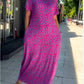 👗2025 Modna sukienka z nadrukiem plus size