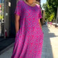 👗2025 Modna sukienka z nadrukiem plus size