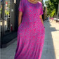 👗2025 Modna sukienka z nadrukiem plus size