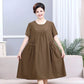 💝[M-4XL]Damska luźna sukienka z kieszeniami