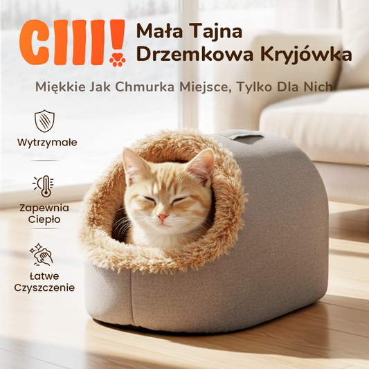 💥Wyprzedaż🐾Zimowe legowisko dla zwierząt domowych🐈🐕