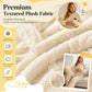 💖 Premium Comfort✨Embossed Geometric Plush Set – Warm embossed plush matching set, trendy & cozy for cold days🍂👚