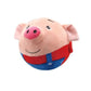 🐷 Pluszowa zabawka – piłka z efektem muzycznym, wibrująca i podskakująca