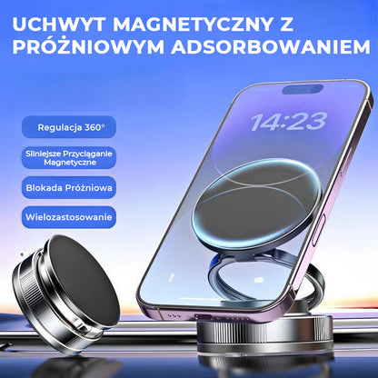 360° Regulowany Próżniowo Magnetyczny Uchwyt na Telefon