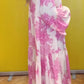 💃Damska letnia sukienka maxi z dekoltem w serek w leśne wzory👗