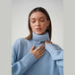 💖40% zniżki na damski sweter z golfem w jednolitym kolorze💖