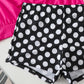 👙 Pokaż swój zabawny styl – Damski dwuczęściowy kostium kąpielowy z groszkami i kolor‑blockiem – Za pobraniem 🎀