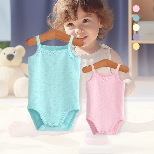 👶Uroczy body niemowlęcy na cienkich ramiączkach