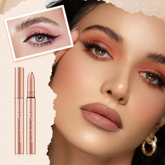 💗Kup 1 i otrzymaj 1 gratis💗Perłowa, matowa, wielokolorowa kredka do oczu Smudge Eyeshadow Pencil