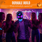 💀🔥 Maska czaszki LED na Halloween –👏Najpopularniejsza w 2025 roku!