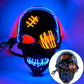 💀🔥 Maska czaszki LED na Halloween –👏Najpopularniejsza w 2025 roku!