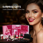 🎄⛄ Świąteczny zestaw kosmetyków do makijażu 💄 — Kompleksowa kolekcja zawierająca paletę 40 cieni do powiek i różne kosmetyki (idealny prezent świąteczny! 🎁)