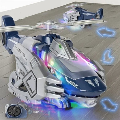 Gorąca wyprzedaż Zabawka helikopter z dinozaurem LED