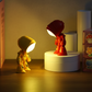 Mini kreatywna lampa stołowa Robot