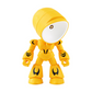 Mini kreatywna lampa stołowa Robot