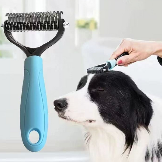 🐾 1+1 gratis 🧹 Dwustronny grzebień dla kotów i psów🐶