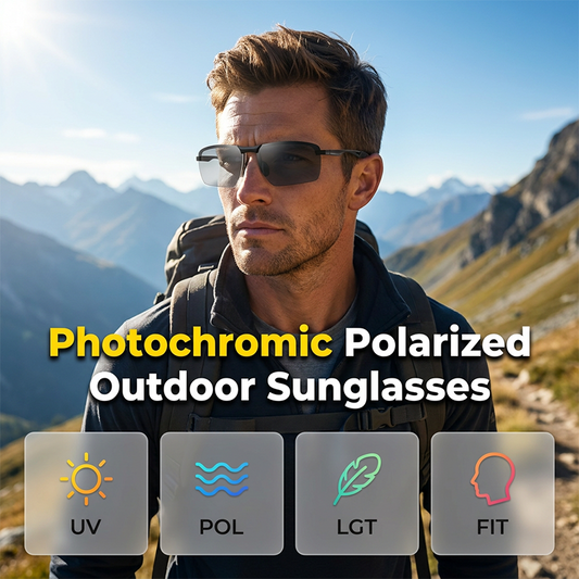 🕶️ Okulary przeciwsłoneczne Adaptacja fotochromiczna Inteligentne zmiany odcienia – Pożegnaj częste zmiany