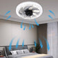 💡 Ciesz się chłodnym komfortem i delikatnym światłem – Lampa z wentylatorem sufitowym 2w1 z pilotem – Za pobraniem 🌀