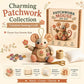 🧵 Uszyj swoją własną uroczą myszkę – Zestaw DIY do uszycia patchworkowej myszki – Za pobraniem 🐭
