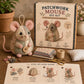 🧵 Uszyj swoją własną uroczą myszkę – Zestaw DIY do uszycia patchworkowej myszki – Za pobraniem 🐭