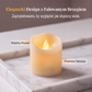 🕯️ Ciepłe, migoczące świece LED bez płomienia【zestaw 24 sztuk】