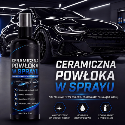 Ceramiczna powłoka nano w sprayu do samochodów