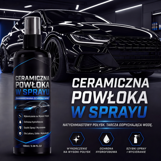 Ceramiczna powłoka nano w sprayu do samochodów