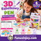 🖊️ Długopis magiczny – rysowanie 3D jednym pociągnięciem! Zestaw długopisów DIY do rysowania bąbelkowego popcornu – płatność przy odbiorze ✨
