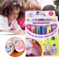 🖊️ Długopis magiczny – rysowanie 3D jednym pociągnięciem! Zestaw długopisów DIY do rysowania bąbelkowego popcornu – płatność przy odbiorze ✨
