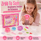 Zestaw zabawek DIY do robienia squishy w formie smażonego lodu z designem kocich łapek dla dzieci