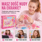 Zestaw zabawek DIY do robienia squishy w formie smażonego lodu z designem kocich łapek dla dzieci