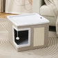 Foldable 2-in-1 Cat Cube House