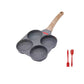 🍳 Nieklejąca patelnia śniadaniowa 3 w 1 — łatwa w czyszczeniu
