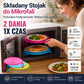♨️ Taca do kuchenki mikrofalowej oszczędzająca miejsce | Podgrzewa dwa razy szybciej