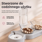 🥣 Ergonomiczna, podwyższona i nachylona miska dla zwierząt 2-w-1