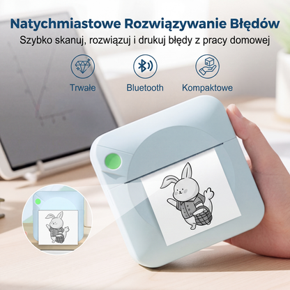 Mini przenośna drukarka termiczna Bluetooth