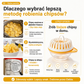 Zestaw do samodzielnego robienia chipsów ziemniaczanych w mikrofalówce z krajaczem i miską