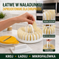 Zestaw do samodzielnego robienia chipsów ziemniaczanych w mikrofalówce z krajaczem i miską