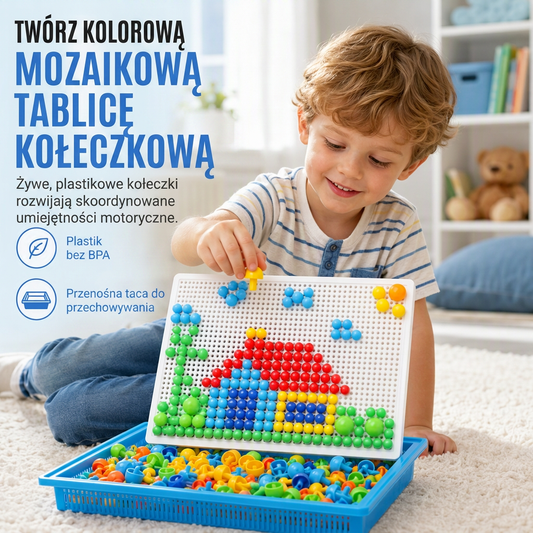 ⏰ Edukacyjna gra logiczna DingTalk stworzona specjalnie dla dzieci – kreatywna gra w układanie mozaiki „zrób to sam”