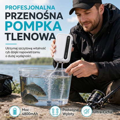 Przenośna pompa tlenowa akumulatorowa