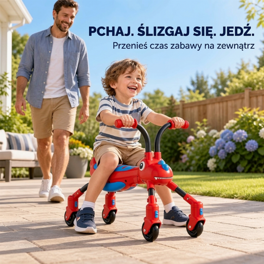 🛴 Składany rowerek biegowy Mantis dla dzieci