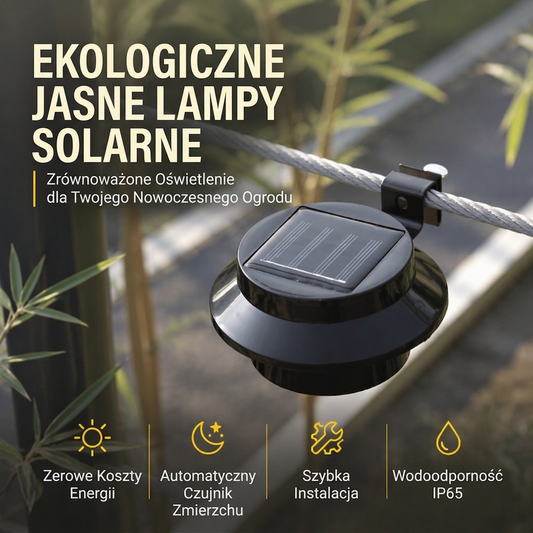 Zewnętrzne wodoodporne słoneczne lampy LED do rynien i ścian