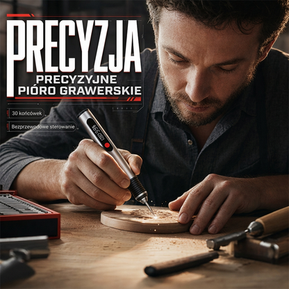 Bezprzewodowy, akumulatorowy zestaw precyzyjnego długopisu do grawerowania