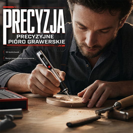 Bezprzewodowy, akumulatorowy zestaw precyzyjnego długopisu do grawerowania