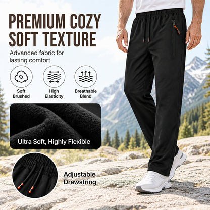 🏃 Warm Stretch Comfort, Free Movement | Men's Winter Comfortable Thermal Sweatpants
